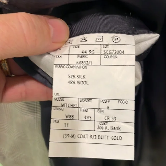 Jos. A Bank Silk/wool Blazer - Picture 3 of 3